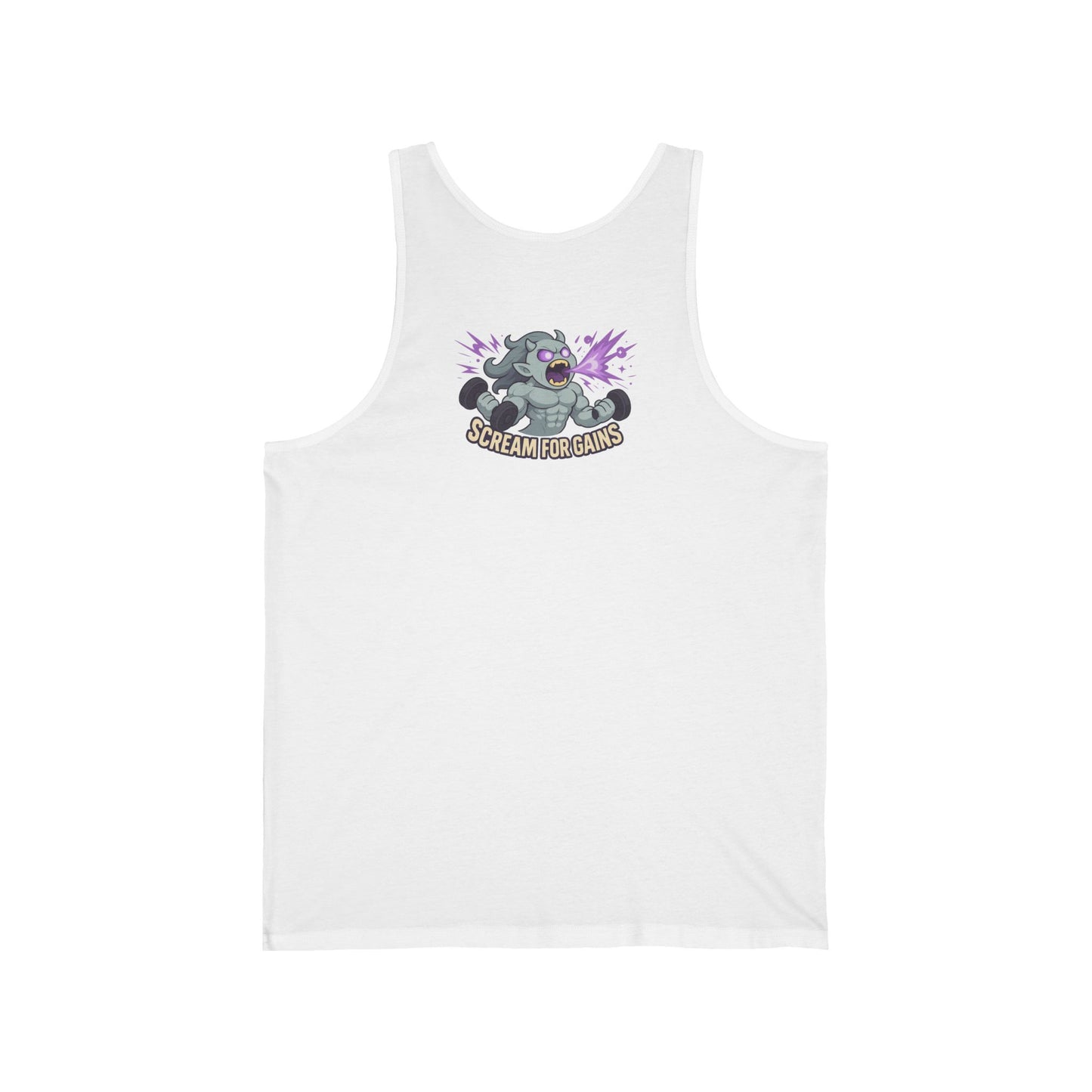 Workout Tank, Scream for Gains, Gym Tank