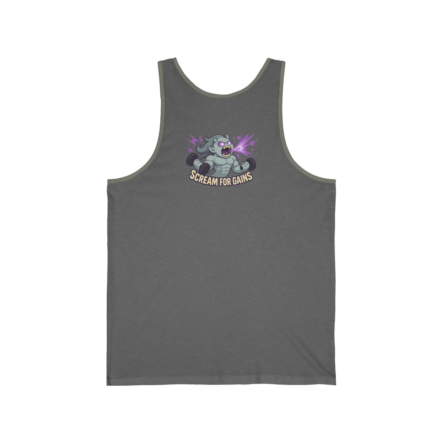 Workout Tank, Scream for Gains, Gym Tank