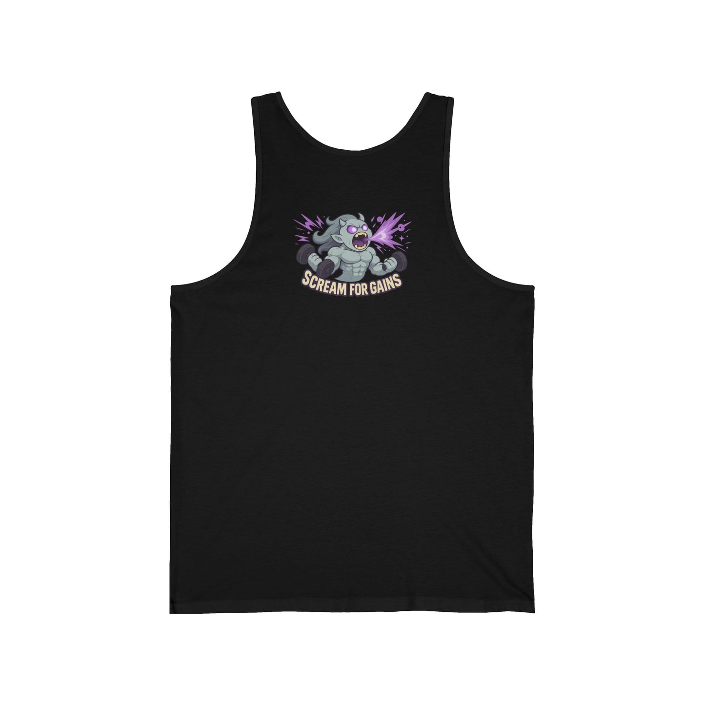 Workout Tank, Scream for Gains, Gym Tank