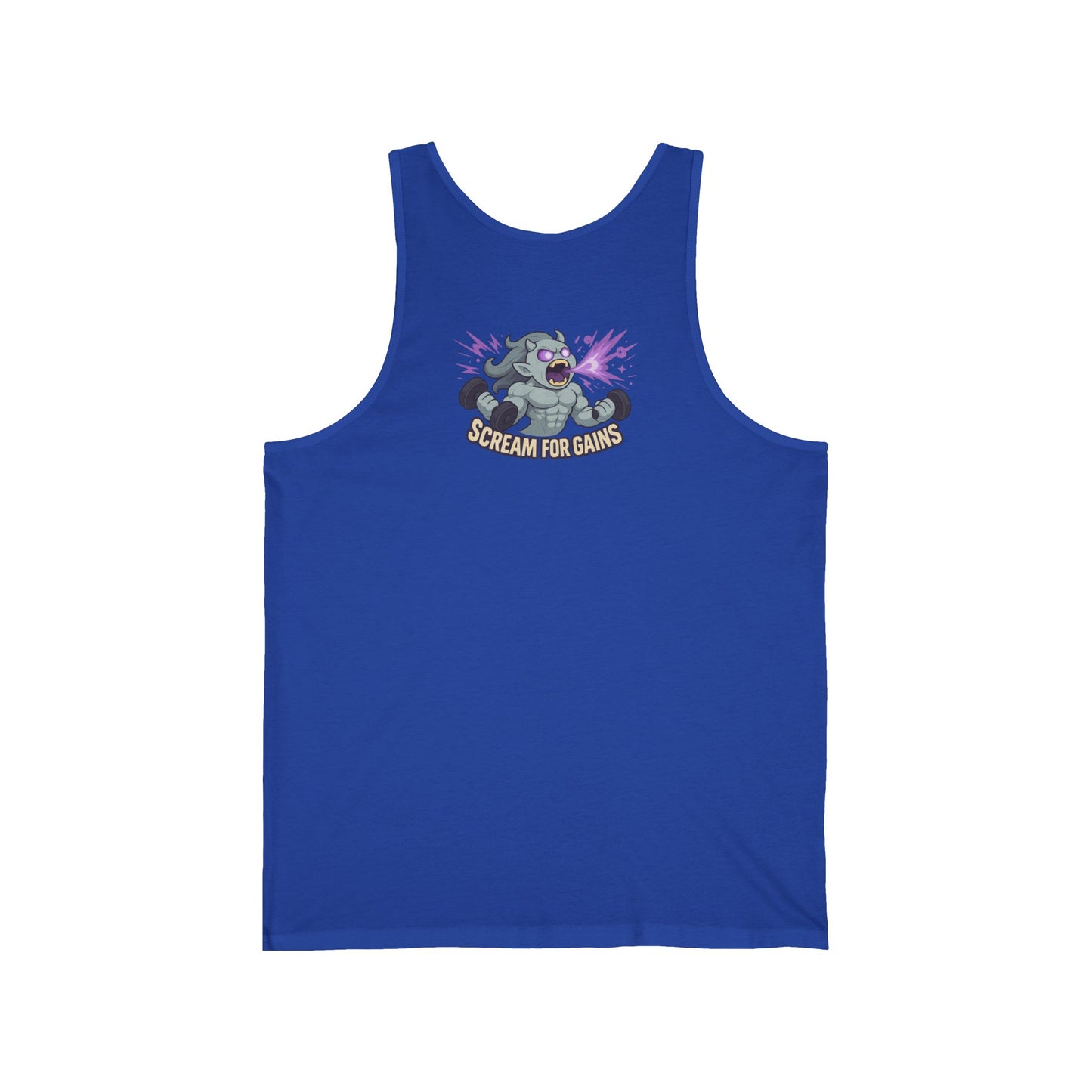 Workout Tank, Scream for Gains, Gym Tank