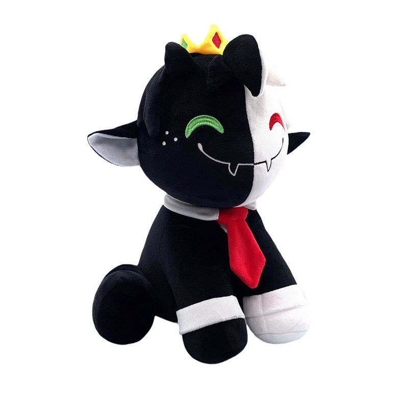 Plüschtier Schwarz-Weiß-Lamm, liebevolles Geschenk
