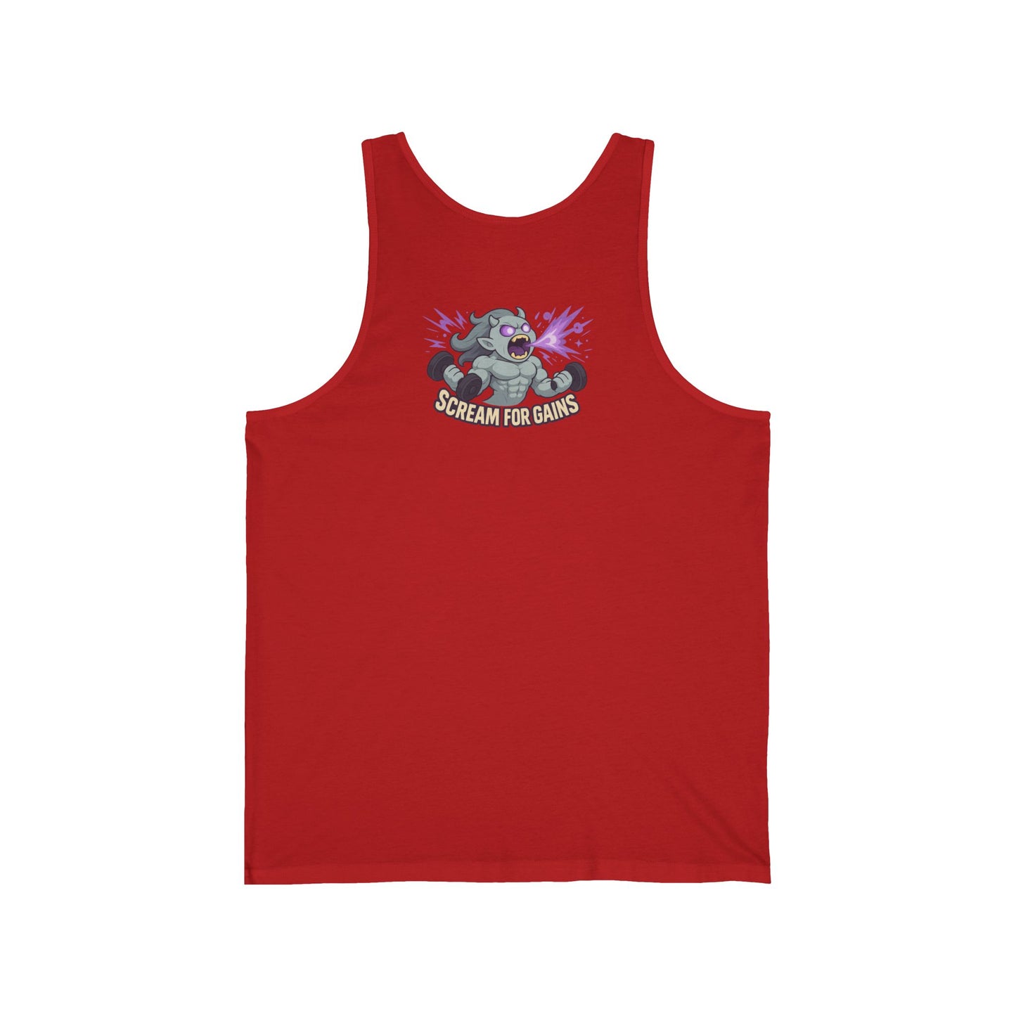 Workout Tank, Scream for Gains, Gym Tank