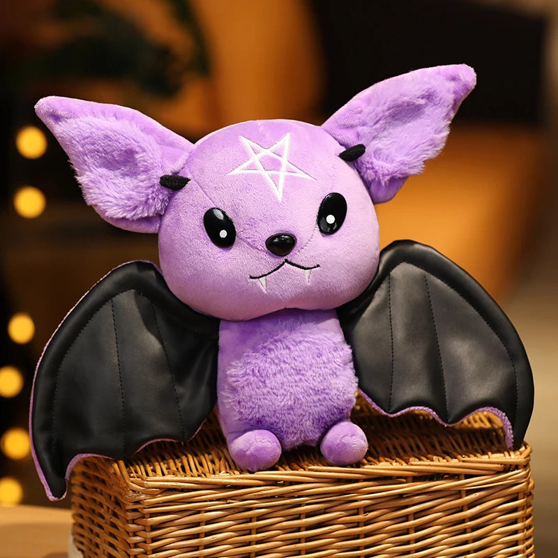 Verschiedene, Vampir-Plüsch-Fledermaus, gefülltes Gothic-Halloween-Plüsch, Plüschkreatur