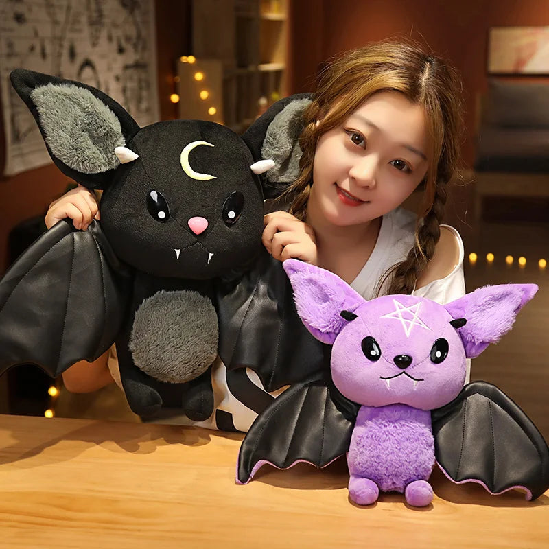 Verschiedene, Vampir-Plüsch-Fledermaus, gefülltes Gothic-Halloween-Plüsch, Plüschkreatur