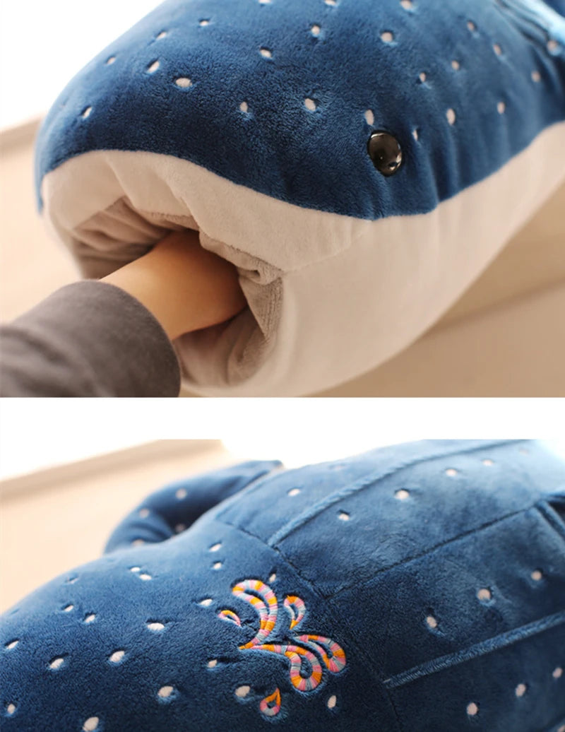 50/100cm Blauhai, Plüschtier, weiche Tierkissenpuppe