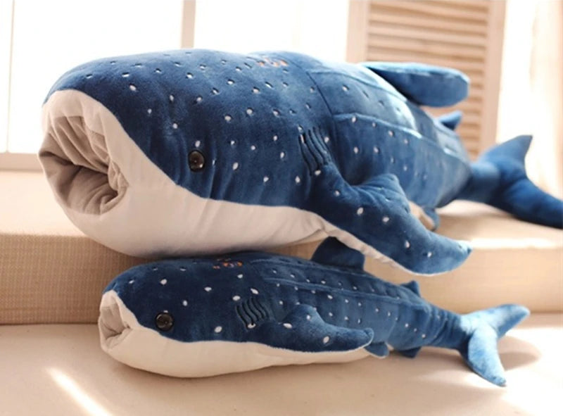 50/100cm Blauhai, Plüschtier, weiche Tierkissenpuppe