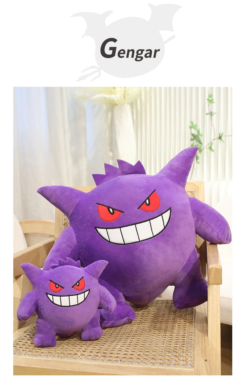 20/40/60cm Gengar Pokemon Anime Plüschtiere, weiches Pokémon Plüschkissen