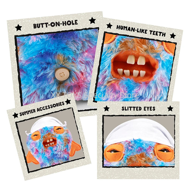 Zuru Fuggler, Lustiges hässliches Monster Vacay Vibes Serie, Plüschtiere, Hässliches Zahnmonster
