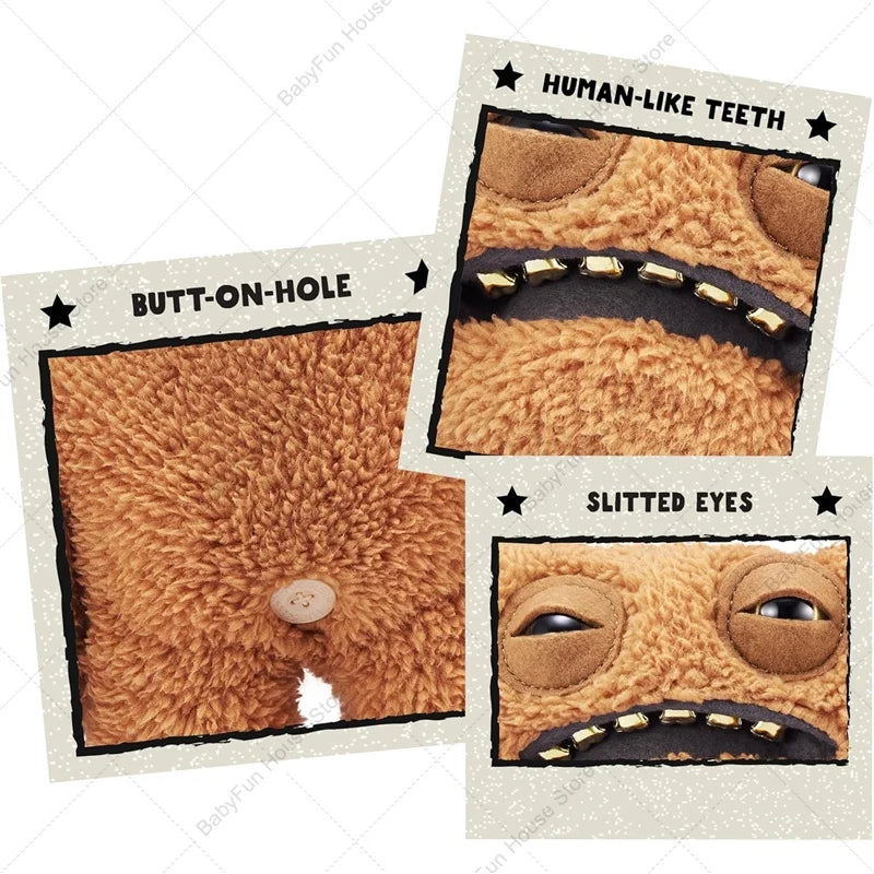 Original Fuggler Lustiges hässliches Plüschmonster mit Zähnen