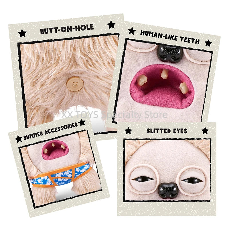 Zuru Fuggler, Lustiges hässliches Monster Vacay Vibes Serie, Plüschtiere, Hässliches Zahnmonster
