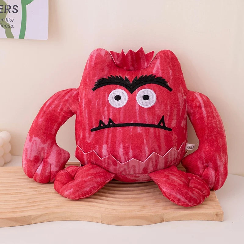 15/25 cm, Kawaii Bunte Monster-Plüschpuppe mit Ausdruck, Stofftier für Jungen und Mädchen