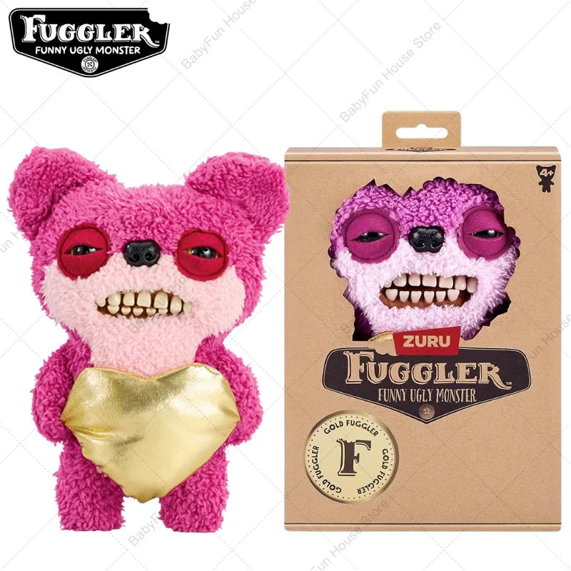 Original Fuggler Lustiges hässliches Plüschmonster mit Zähnen