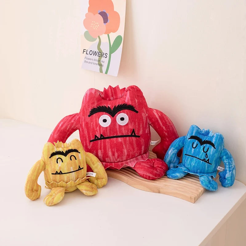 Süßes Monster-Plüschtier, Kuschelweiches Emotionsmonster, kleiner Anhänger