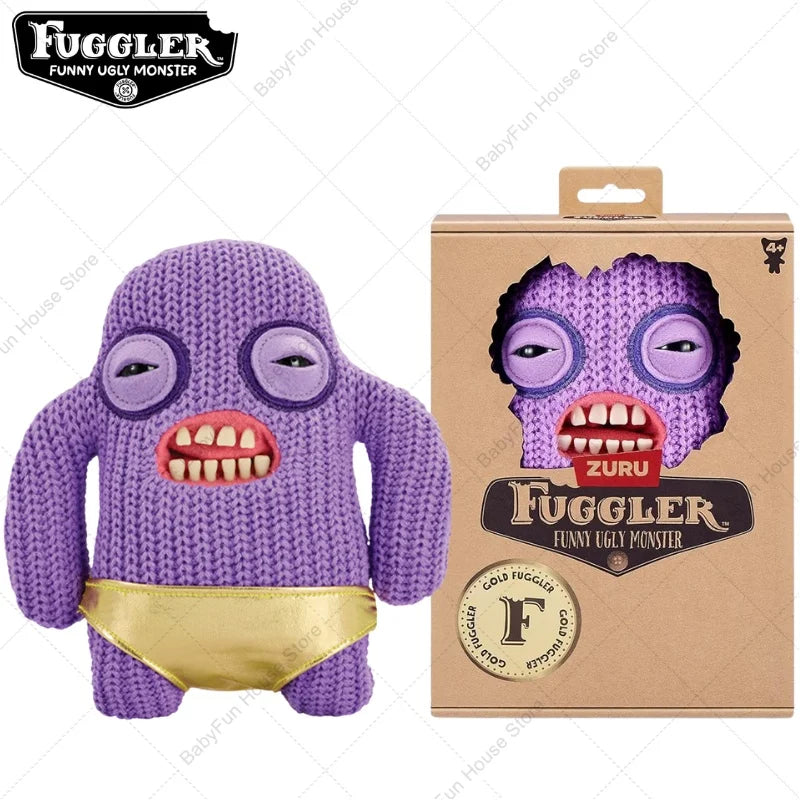 Original Fuggler Lustiges hässliches Plüschmonster mit Zähnen