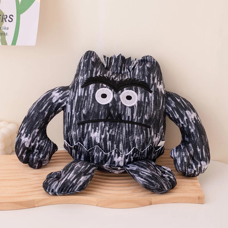 15/25 cm, Kawaii Bunte Monster-Plüschpuppe mit Ausdruck, Stofftier für Jungen und Mädchen