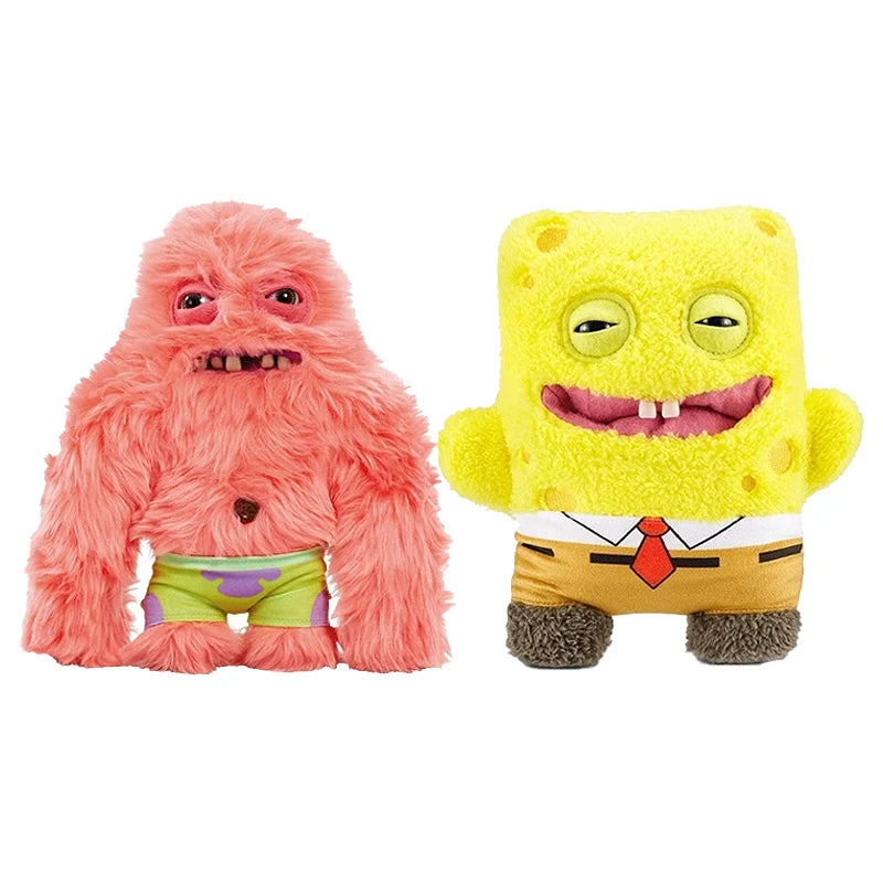 Fuggler Plüschtiere 22cm Original Hässliches Monster, Zahnmonster, Sponge Bob und Patrick Star