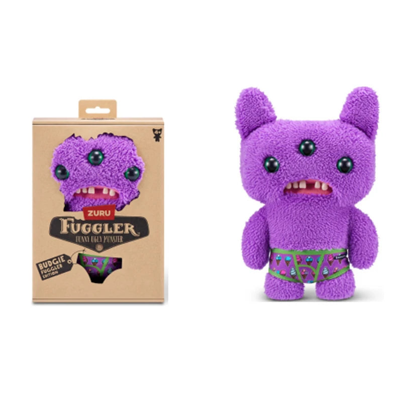 Original Fuggler Teeth Monster Plüschpuppe, hässliches Monster, lustiges Spielzeug