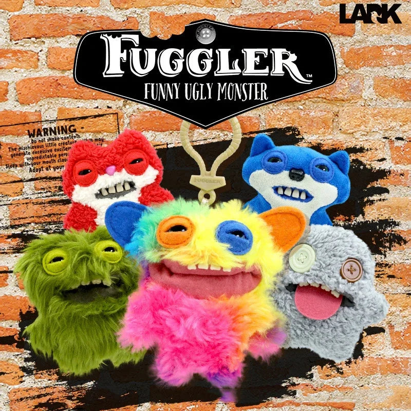 Fuggler Lustiges hässliches Monster, Plüschspielzeug, Schlüsselanhänger Kawaii Fuggler Monster