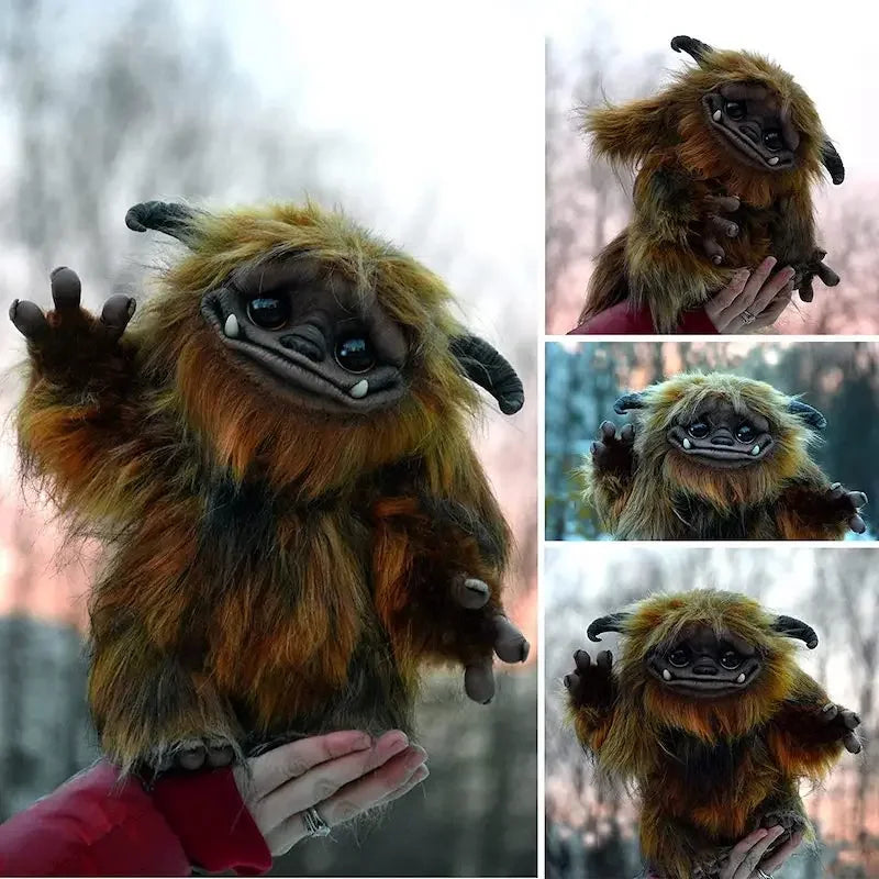 Verschieden Plüschpuppen, Fabelwesen, Freundliche Monster Plüschkreatur, Süßes lustiges Geschenk