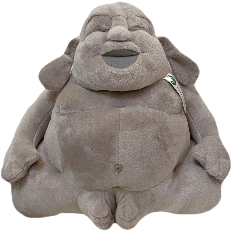 Besondere süße heilende Plüschpuppe, lustige Maitreya-Buddha-Plüschpuppe