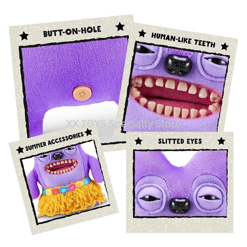 Zuru Fuggler, Lustiges hässliches Monster Vacay Vibes Serie, Plüschtiere, Hässliches Zahnmonster