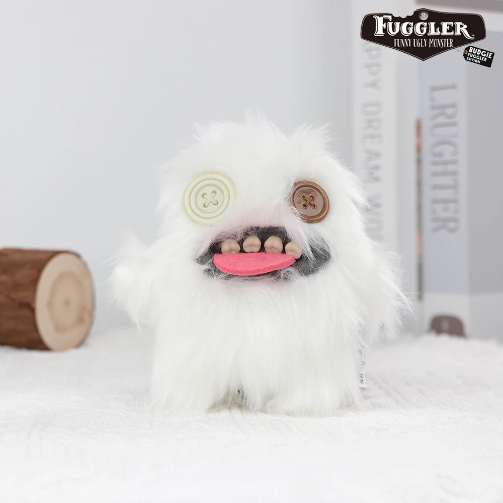 Fuggler Lustiges hässliches Monster, Original-Plüschpuppe, Zähne, Monster-Anhänger, Schlüsselanhänger, 9,5–14 cm