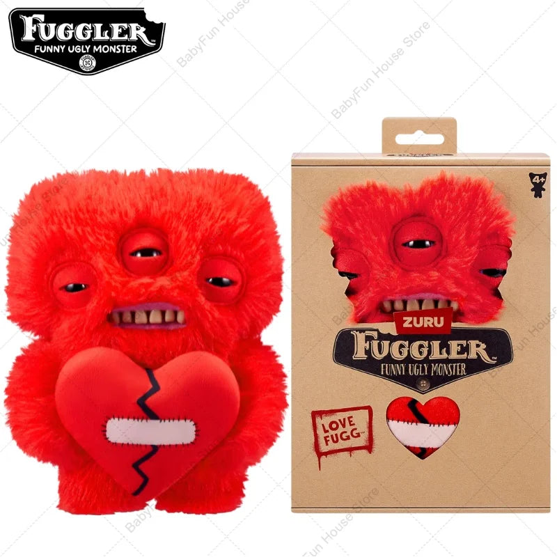 Original Fuggler Lustiges hässliches Plüschmonster mit Zähnen