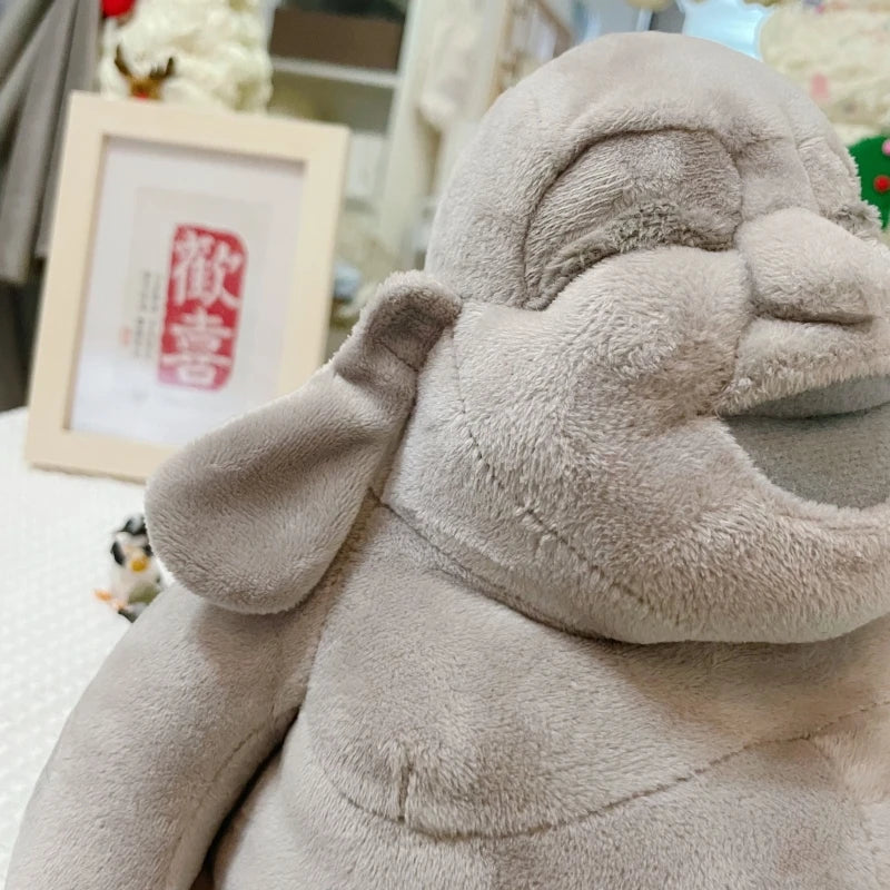 Besondere süße heilende Plüschpuppe, lustige Maitreya-Buddha-Plüschpuppe