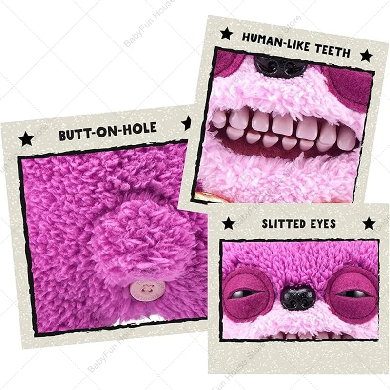 Original Fuggler Lustiges hässliches Plüschmonster mit Zähnen