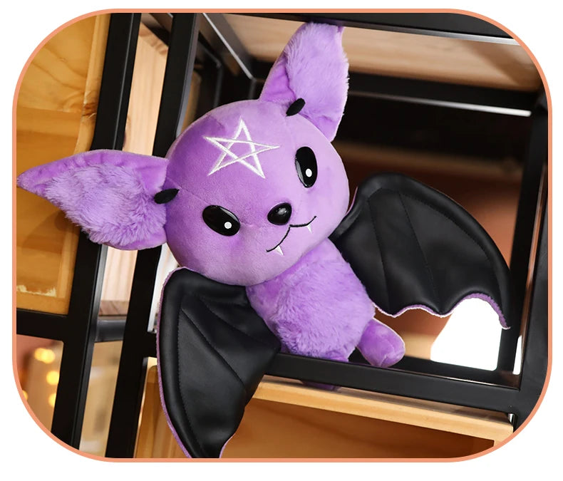 Verschiedene, Vampir-Plüsch-Fledermaus, gefülltes Gothic-Halloween-Plüsch, Plüschkreatur