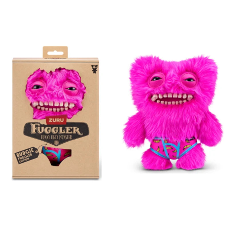 Original Fuggler Teeth Monster Plüschpuppe, hässliches Monster, lustiges Spielzeug