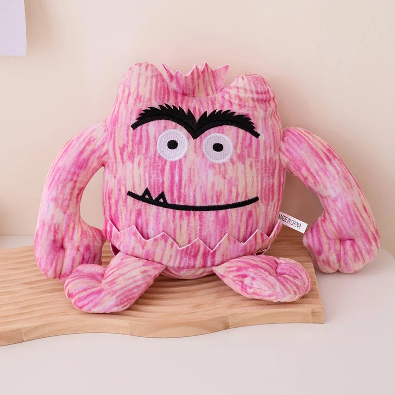 15/25 cm, Kawaii Bunte Monster-Plüschpuppe mit Ausdruck, Stofftier für Jungen und Mädchen