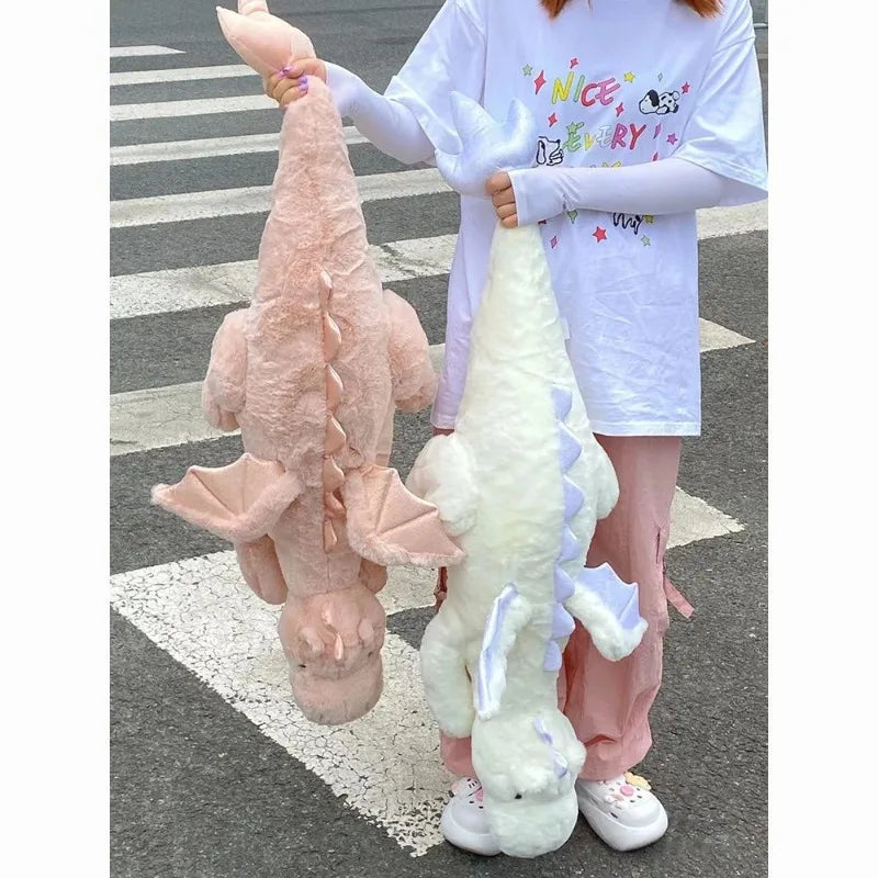 70-150 cm langes Drachenplüschtier, verschieden Farben