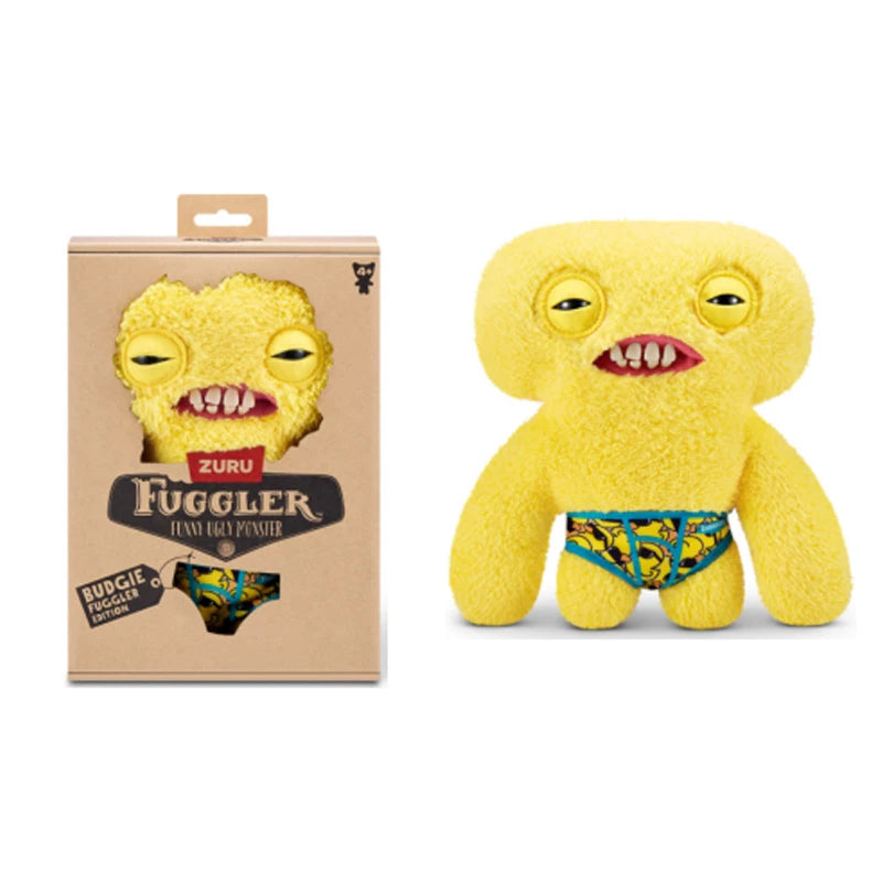 Original Fuggler Teeth Monster Plüschpuppe, hässliches Monster, lustiges Spielzeug