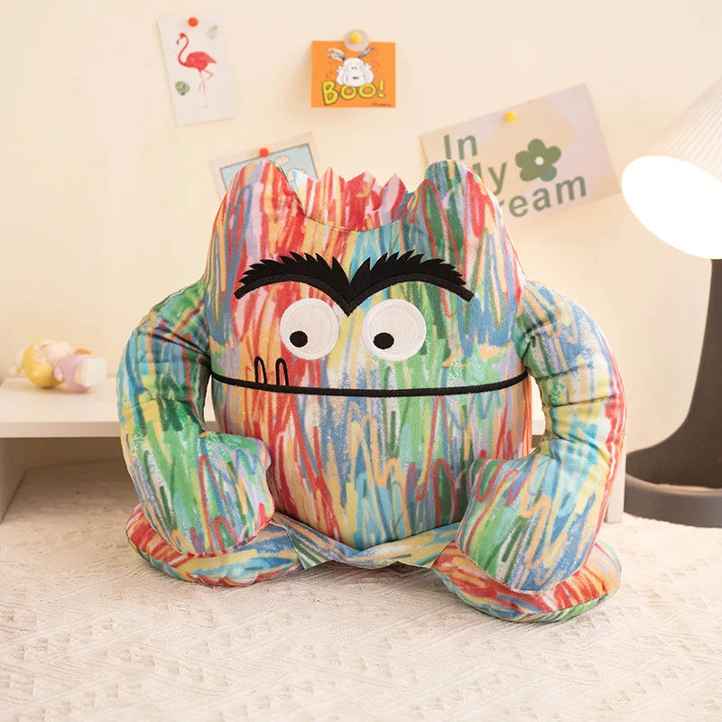 Süßes Monster-Plüschtier, Kuschelweiches Emotionsmonster, kleiner Anhänger