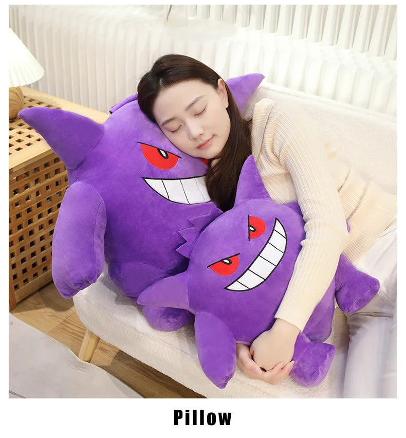20/40/60cm Gengar Pokemon Anime Plüschtiere, weiches Pokémon Plüschkissen