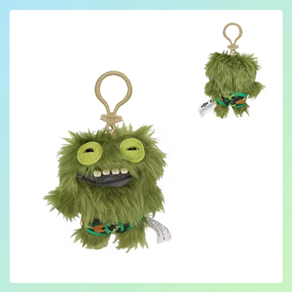 Schlüsselanhänger/Anhänger, Fuggler lustiges, hässliches Monster, Original Plüschpuppe