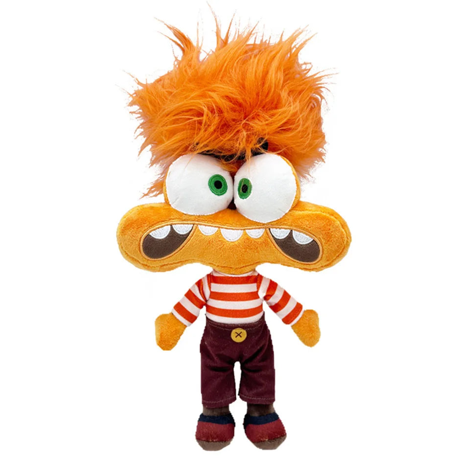 Verschiedene Inside Out 2 Plüshpuppen, 21-28cm, Cute Joy, Fear, Anger, Disgust, Sadness