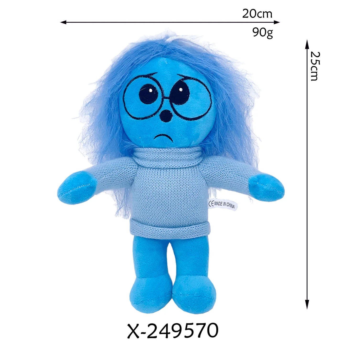 Verschiedene Inside Out 2 Plüschpuppen und Schlüsselanhänger