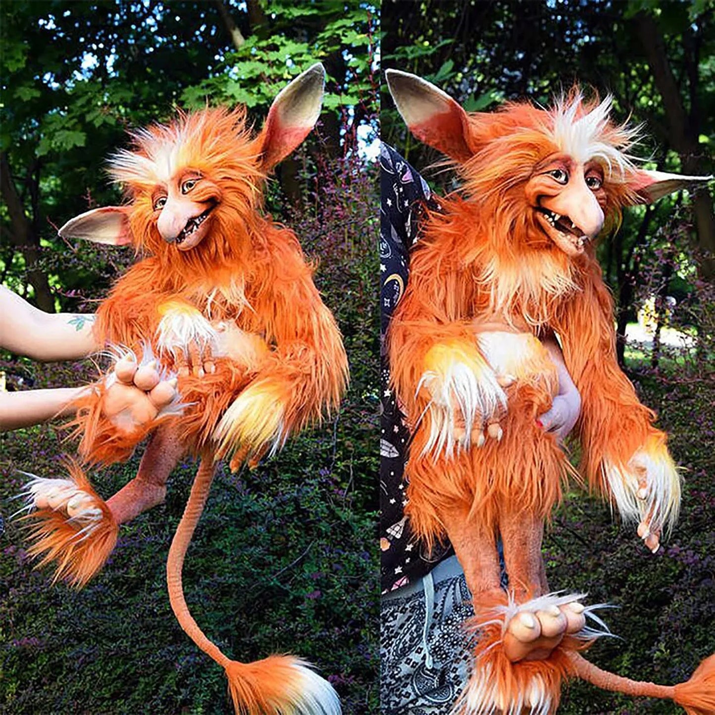 Verschieden Plüschpuppen, Fabelwesen, Freundliche Monster Plüschkreatur, Süßes lustiges Geschenk