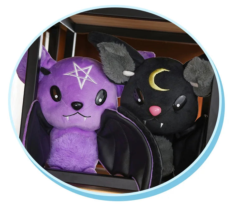 Verschiedene, Vampir-Plüsch-Fledermaus, gefülltes Gothic-Halloween-Plüsch, Plüschkreatur