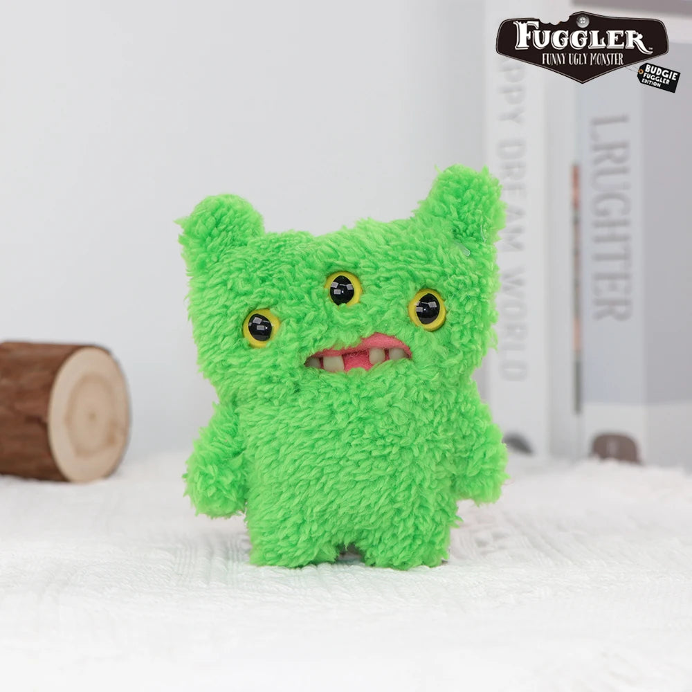 Schlüsselanhänger/Anhänger, Fuggler lustiges, hässliches Monster, Original Plüschpuppe