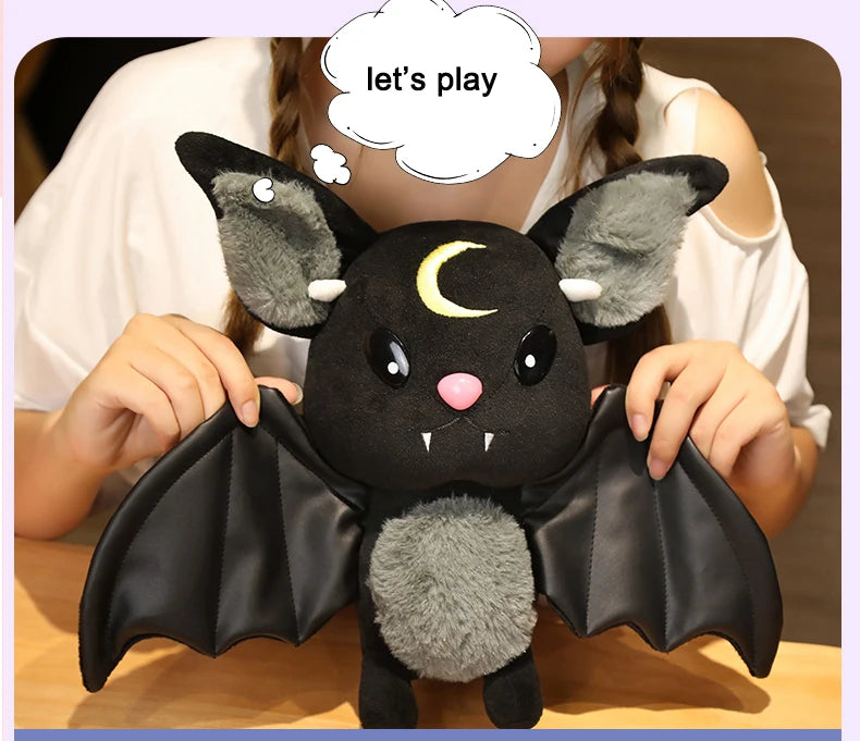 Verschiedene, Vampir-Plüsch-Fledermaus, gefülltes Gothic-Halloween-Plüsch, Plüschkreatur