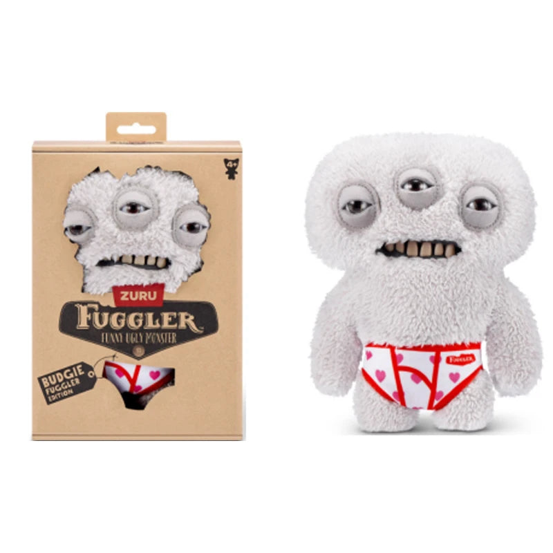 Original Fuggler Teeth Monster Plüschpuppe, hässliches Monster, lustiges Spielzeug