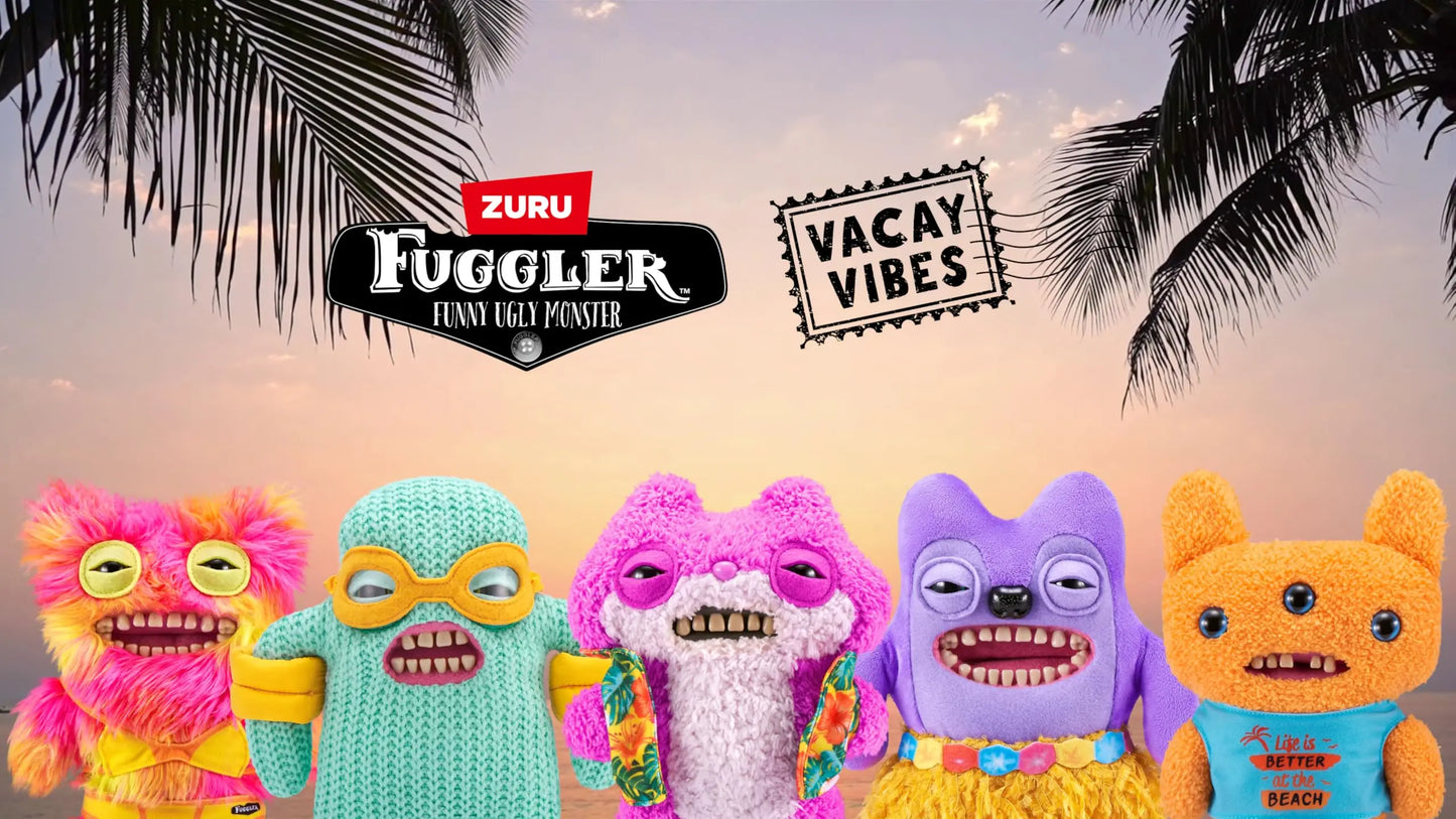 Zuru Fuggler, Lustiges hässliches Monster Vacay Vibes Serie, Plüschtiere, Hässliches Zahnmonster