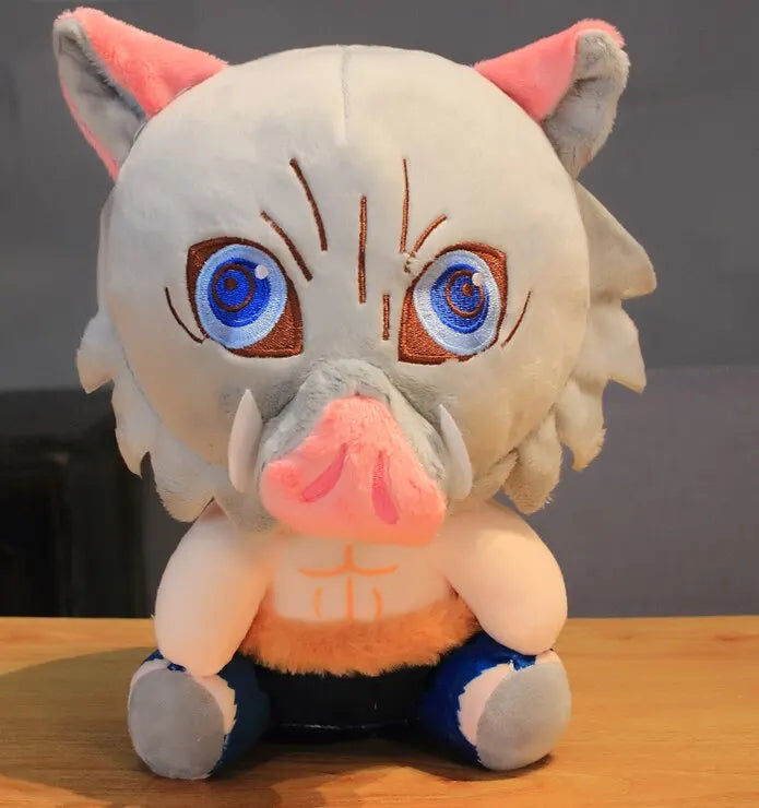 20cm Hot Japan Demon Slayer Plüschpuppen Lovely Anime Kimetsu No Yaiba Kamado Tanjirou Nezuko Zenitsu Kyoujurou