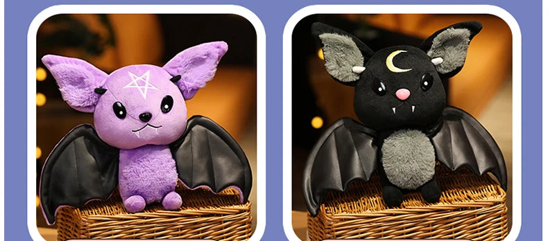 Verschiedene, Vampir-Plüsch-Fledermaus, gefülltes Gothic-Halloween-Plüsch, Plüschkreatur