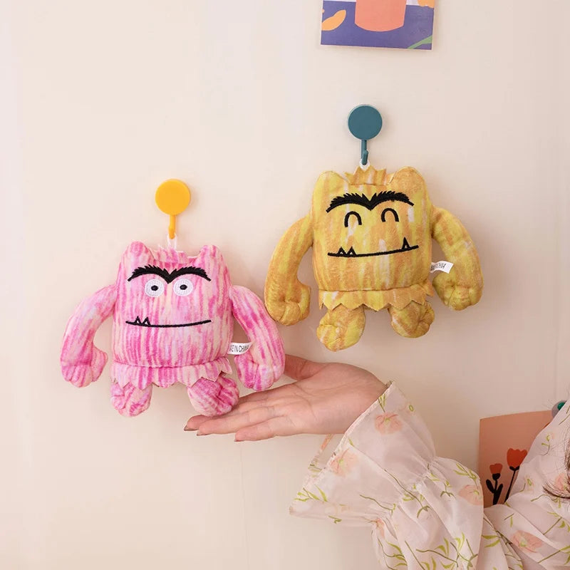15/25 cm, Kawaii Bunte Monster-Plüschpuppe mit Ausdruck, Stofftier für Jungen und Mädchen