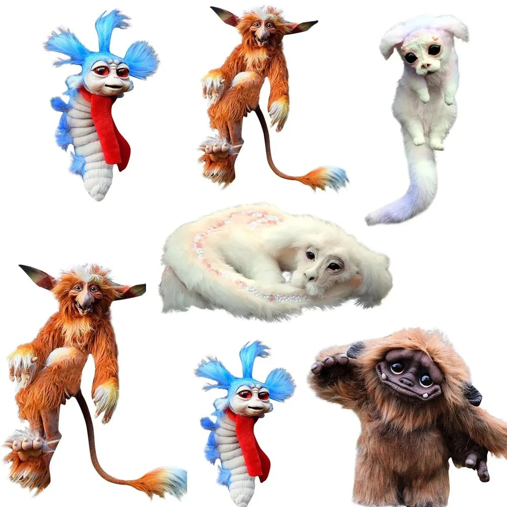 Verschieden Plüschpuppen, Fabelwesen, Freundliche Monster Plüschkreatur, Süßes lustiges Geschenk