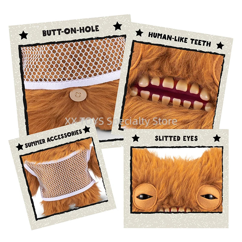 Zuru Fuggler, Lustiges hässliches Monster Vacay Vibes Serie, Plüschtiere, Hässliches Zahnmonster